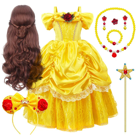 Luna Prinzessinnenkleid für Kinder – Verzauberndes und Elegantes Cosplay-Outfit