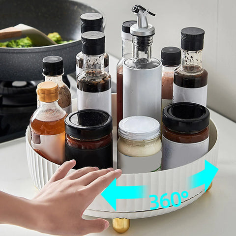 RotateOrganizer - 360° Rotierendes Raumsparendes Aufbewahrungsregal