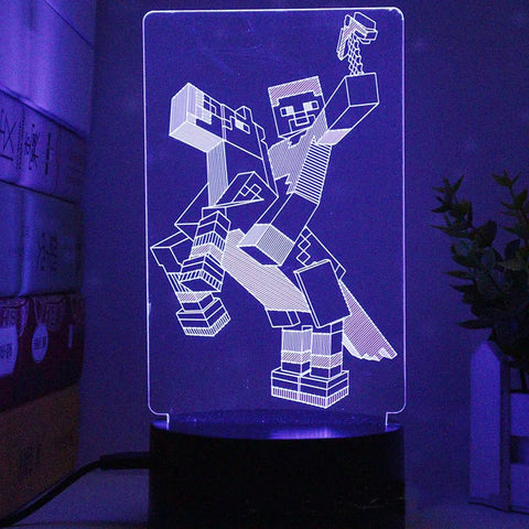 Vielfältige LED-Spielcharaktere Lampe - Verspielt Beleuchtung für Gamer