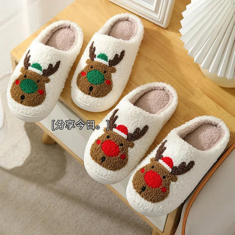 Rentier Kuschelpantoffeln – Für Warme Füße und Eine Festliche Stimmung