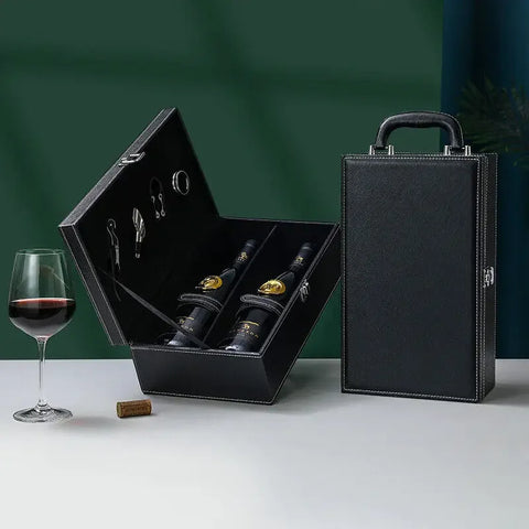 Luxe Weinbox - Stilvolle Aufbewahrung für Wein und Zubehör