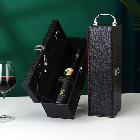 Luxe Weinbox - Stilvolle Aufbewahrung für Wein und Zubehör
