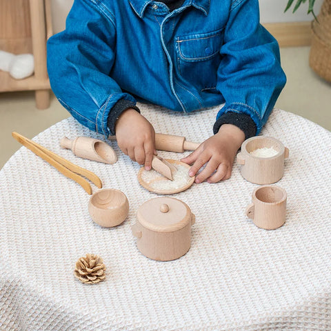 Kookplezier Houten Keukenset – Voor creatief spelen