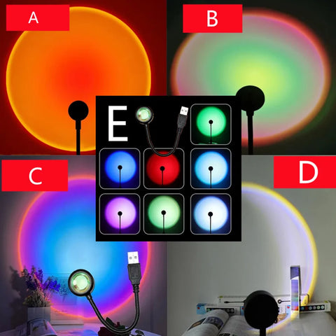 Bunte LED Nachtlampe - Stimmungsvolle Beleuchtung für Zuhause