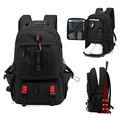 TechTrek Pro Explorer Rucksack – Geräumig und Clever Vernetzt