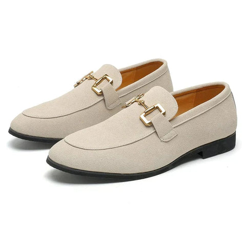 Nero - Wildleder Slipper mit Metallverschluss