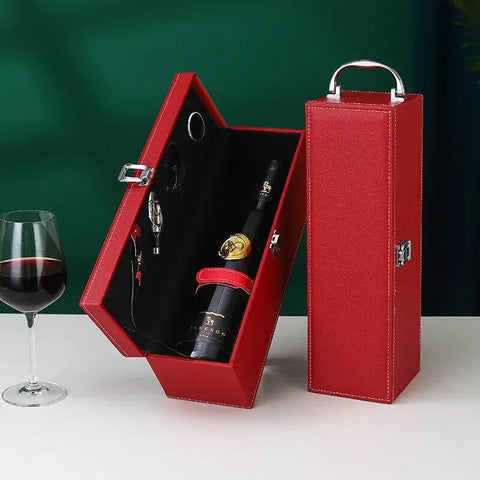 Luxe Weinbox - Stilvolle Aufbewahrung für Wein und Zubehör