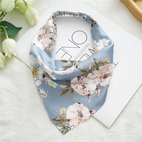 2022 Sommer Vintage Blumen Bandana – Stilvolle Haaraccessoires für Frauen und Mädchen