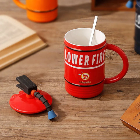 Kreative Feuerlöscher Tasse - Einzigartig und Praktisch für Zuhause oder im Büro