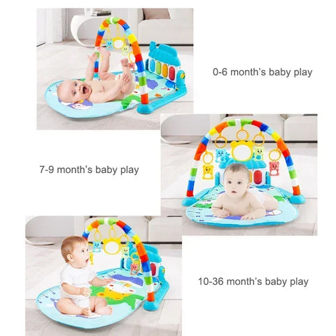 Baby Aktivitätsdecke – Bildungs-Spielbogen mit Musik und spielerischen Aktivitäten