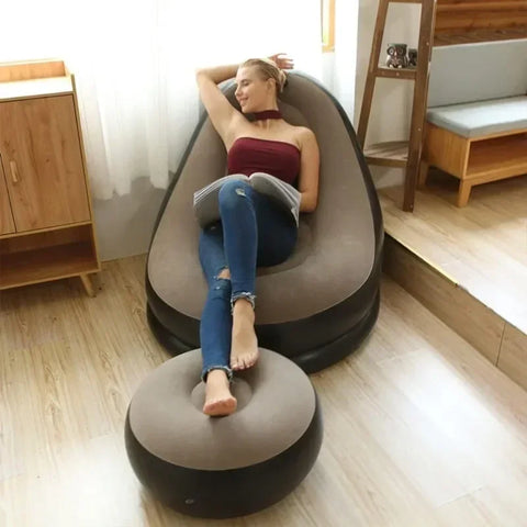 Aufblasbare Lazy Couch – Bequeme Faltbare Sofa für Innen- und Außenbereich