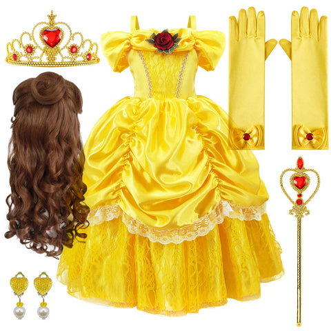 Luna Prinzessinnenkleid für Kinder – Verzauberndes und Elegantes Cosplay-Outfit