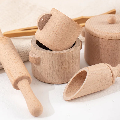 Kookplezier Houten Keukenset – Voor creatief spelen