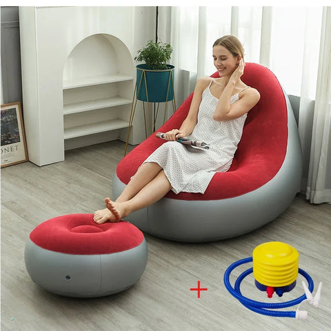 Aufblasbare Lazy Couch – Bequeme Faltbare Sofa für Innen- und Außenbereich