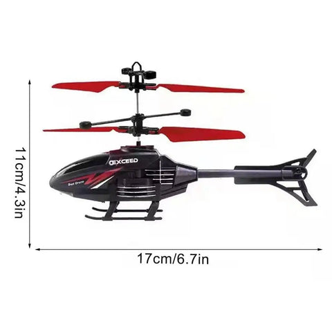 2-Kanal RC Hubschrauber – Fernsteuerbares Spielzeug für Kinder mit Aufladefunktion