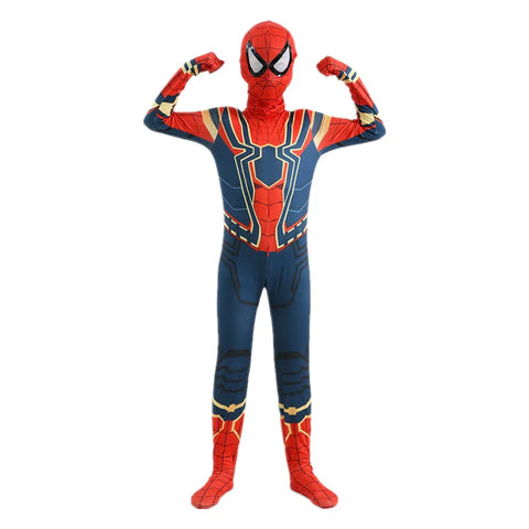 Kinder Superhelden Kostüm – Fantasie Onesie für Halloween und Verkleiden