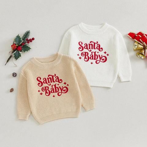 Santa Baby Pullover für Kinder - Festliche Wärme