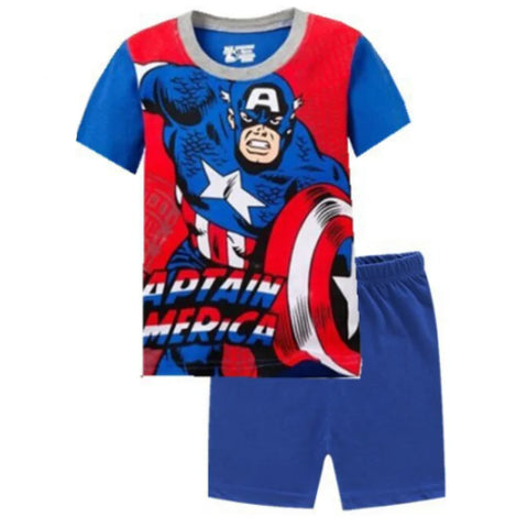 Captain America Pyjama-Set für Kinder - Bequem und Lustig für Jungen und Mädchen
