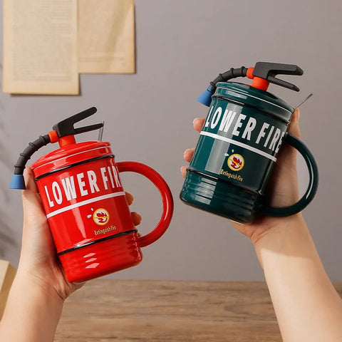 Kreative Feuerlöscher Tasse - Einzigartig und Praktisch für Zuhause oder im Büro