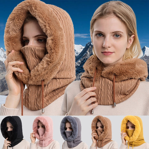Winterkapuze mit Gesichtsschutz - Warm und Schützend