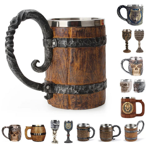 Einzigartiger Mittelalterlicher Becher - Perfekt als Geschenk zum Vatertag