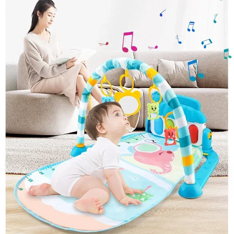 Baby Aktivitätsdecke – Bildungs-Spielbogen mit Musik und spielerischen Aktivitäten