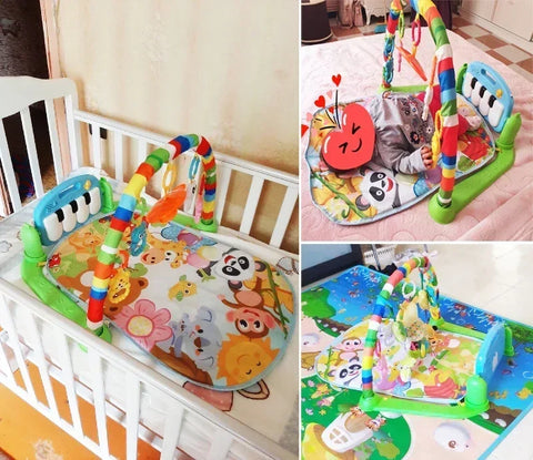 Baby Aktivitätsdecke – Bildungs-Spielbogen mit Musik und spielerischen Aktivitäten