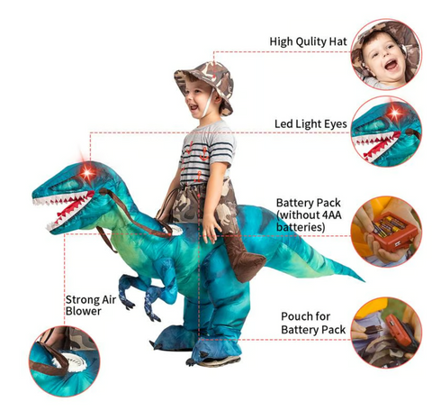 Dino Ride-On - Aufblasbares Spielzeug