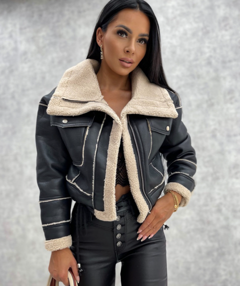 Sophie Stilvolle Bikerjacke - Bequem und Trendy