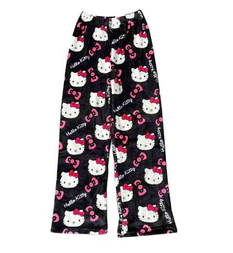 Hello Kitty Damen-Pyjama-Hose - Verspielt und Komfortabel für Traumhafte Abende