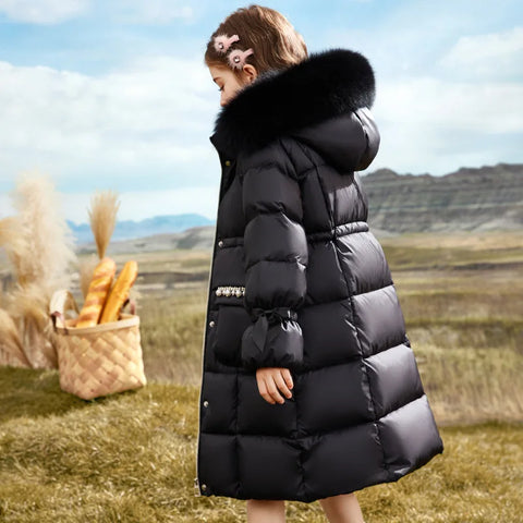 Lila Winterjacke für Kinder – Warm und Stilvoll für Kalte Tage