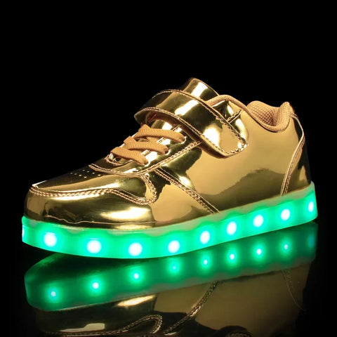 Strahlende Stapper - LED-Schuhe für Kinder, die leuchten
