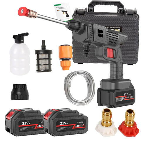 PowerWash Kabelloses Auto-Waschpistole – Kraftvoll und Handlich