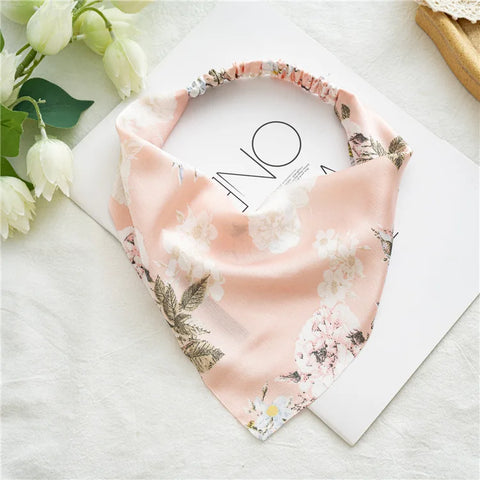 2022 Sommer Vintage Blumen Bandana – Stilvolle Haaraccessoires für Frauen und Mädchen