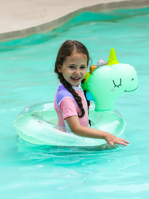 Aufblasbare Schwimmring für Kinder – Dino Schwimmring für Sommervergnügen und Poolaktivitäten
