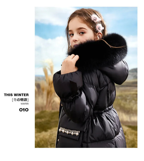 Lila Winterjacke für Kinder – Warm und Stilvoll für Kalte Tage