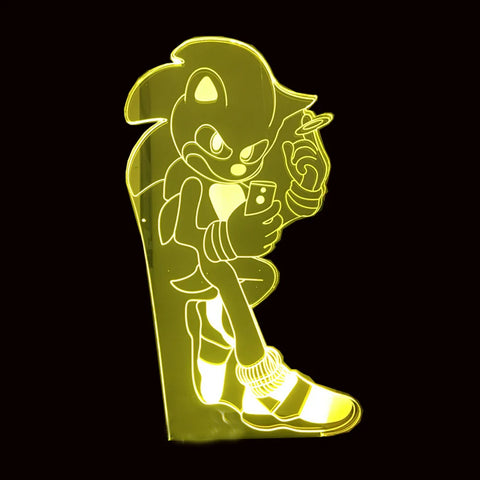 Sonic LED Lampe - Verspielte Beleuchtung für Gamer