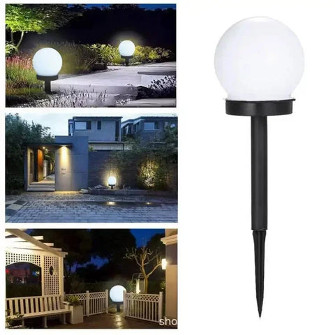 Solarbetriebene LED Gartenlampe - Energiesparend und Wetterfest für Außenbeleuchtung