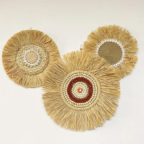 Boho Wanddekoration Raffia – Authentisch und Stimmungsvoll