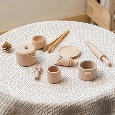 Kookplezier Houten Keukenset – Voor creatief spelen