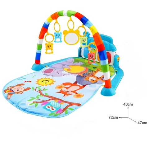 Baby Aktivitätsdecke – Bildungs-Spielbogen mit Musik und spielerischen Aktivitäten