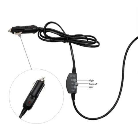 12V Auto beheizte Sitzkissenbezug – Elektrisch beheiztes Sitzkissen für das Auto
