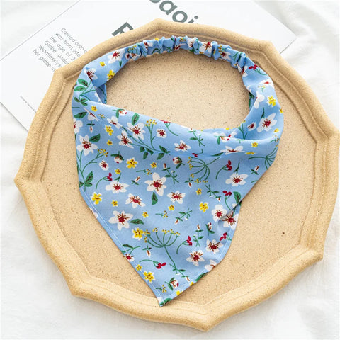 2022 Sommer Vintage Blumen Bandana – Stilvolle Haaraccessoires für Frauen und Mädchen