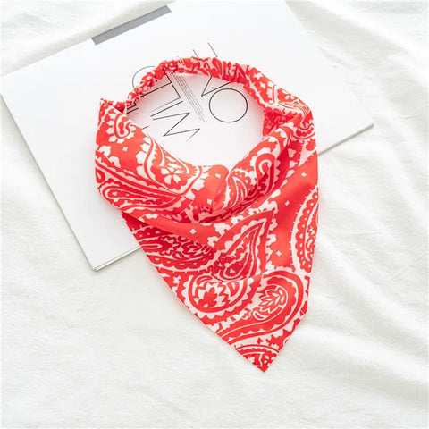 2022 Sommer Vintage Blumen Bandana – Stilvolle Haaraccessoires für Frauen und Mädchen