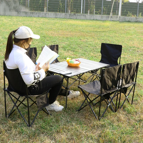 Zusammenklappbarer Campingstuhl – Robuster und Langlebiger Stuhl für Outdoor-Abenteuer