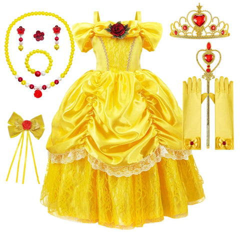 Luna Prinzessinnenkleid für Kinder – Verzauberndes und Elegantes Cosplay-Outfit