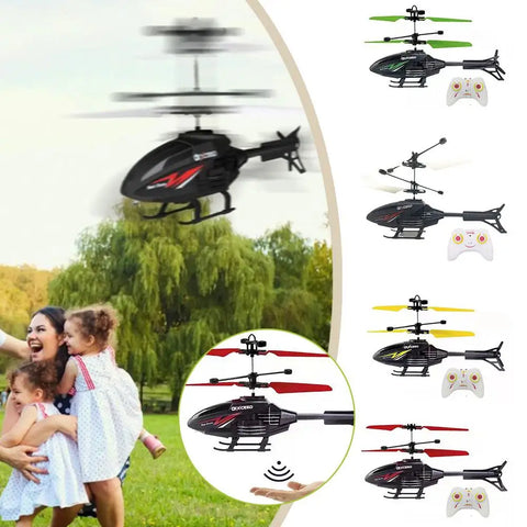2-Kanal RC Hubschrauber – Fernsteuerbares Spielzeug für Kinder mit Aufladefunktion