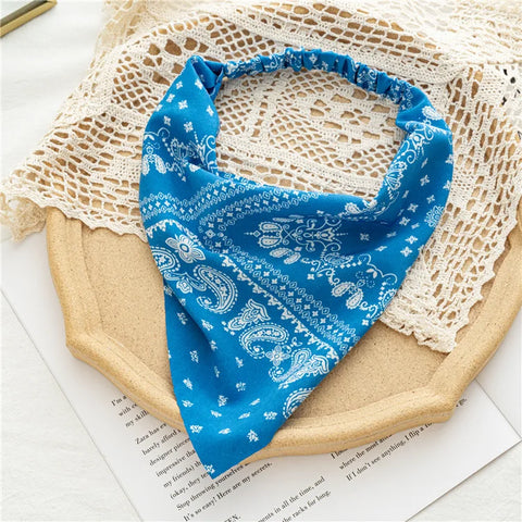 2022 Sommer Vintage Blumen Bandana – Stilvolle Haaraccessoires für Frauen und Mädchen