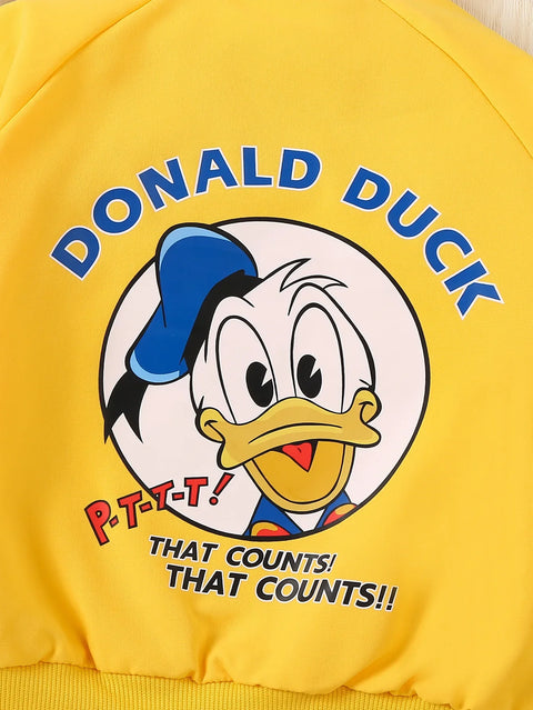 Babyjacke mit Donald Duck Druck – Perfekte Windjacke für Frühling und Herbst