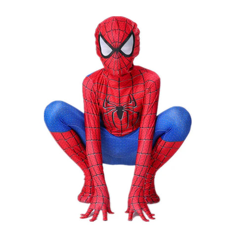 Kinder Superhelden Kostüm – Fantasie Onesie für Halloween und Verkleiden